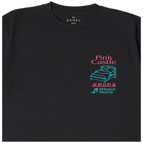 Edwin Ανδρική κοντομάνικη μπλούζα Pink Castle T-Shirt